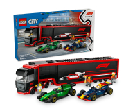 LEGO Ciy 60445 Ciężarówka z bolidami RB20 i AMR24 F1 - 1298087 - zdjęcie 2